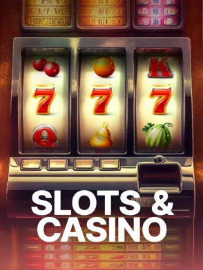 Tarjeta de tendencias con estilo de slots premium